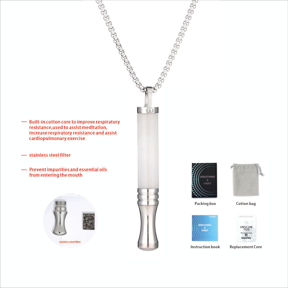 Breathing Necklace Stress Relief Meditation Necklace