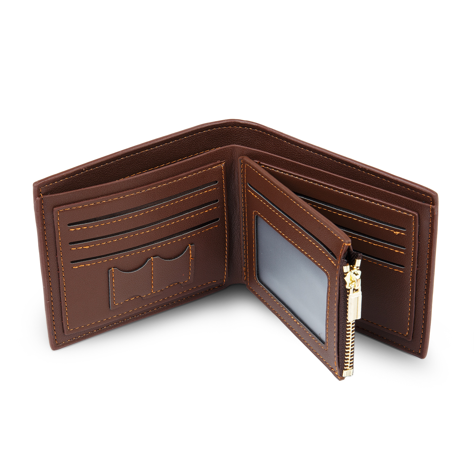 Custom Grandpa Leather Wallet Personalized with 1-6 Kids Names Gift for Grandfather | Jessemade