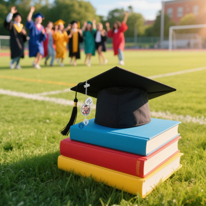 Custom Photo Graduation Tassel Charm 2026 Memorial Grad Cap Charm