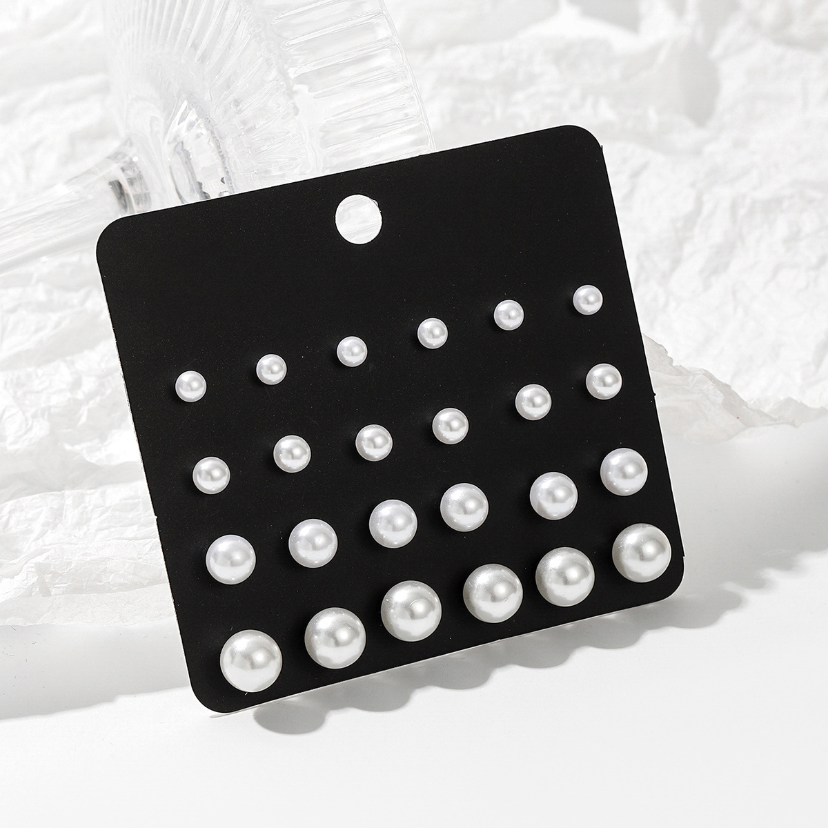 Set di Orecchini con Perla Sintetica di Alta Qualità Elegante Regalo di Natale per Donne e Ragazze