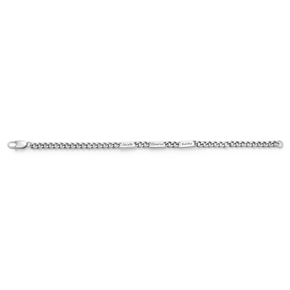 Personalized Cuban Link Bracelet For Men Customized with 2-6 Name Stainless Steel