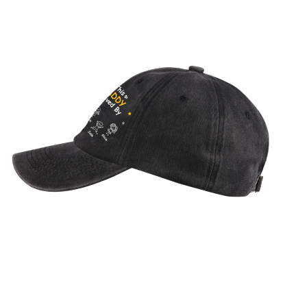 Personalized Cotton Baseball Cap Customized with 1–10 Names and a Child’s Drawing