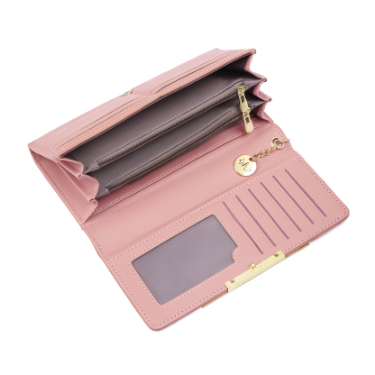 Personalized Pink Women Wallet with 1-6 Kids Names This Mom Is Loved By