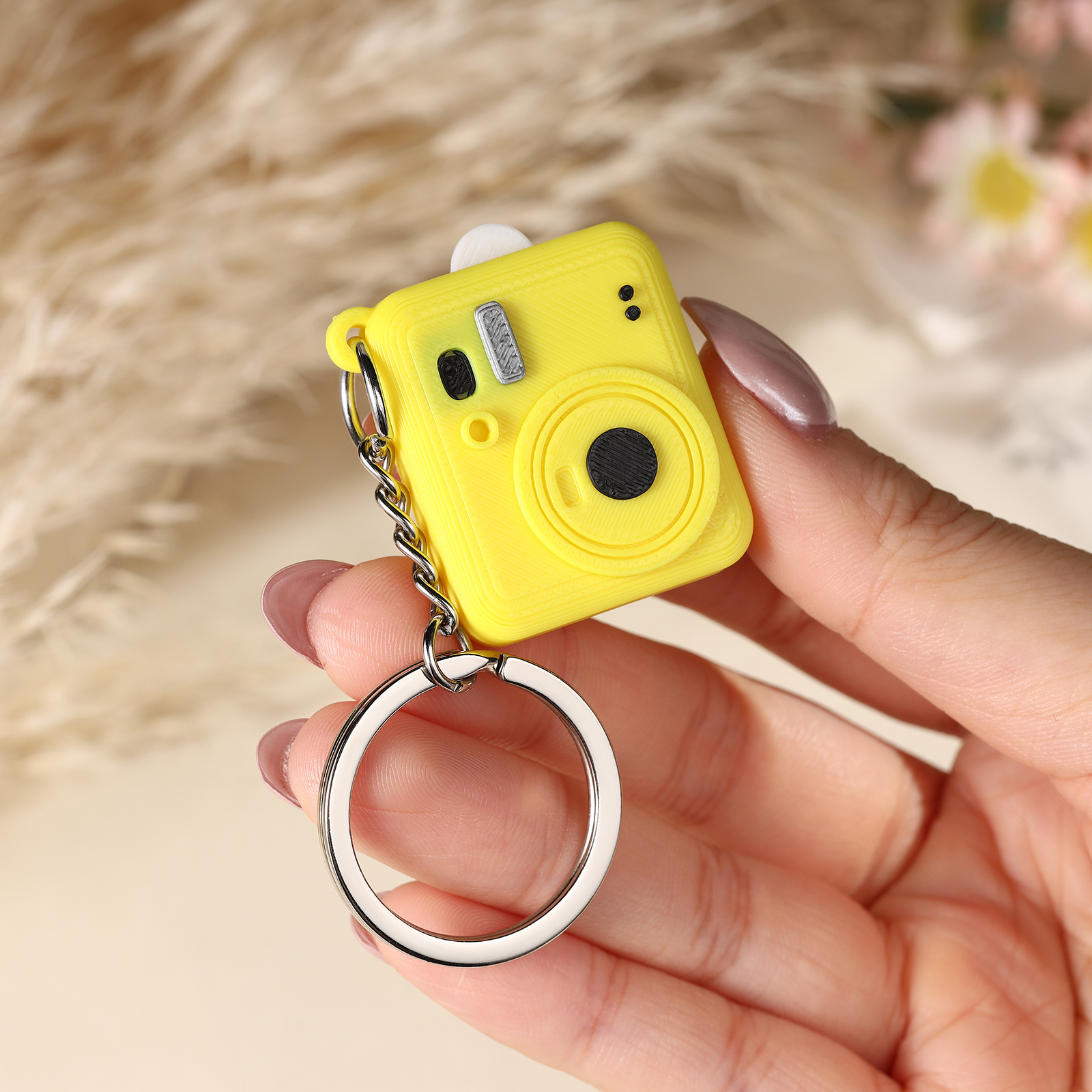 Personalized Mini Camera Keychain Custom With A Pull-Out Photo